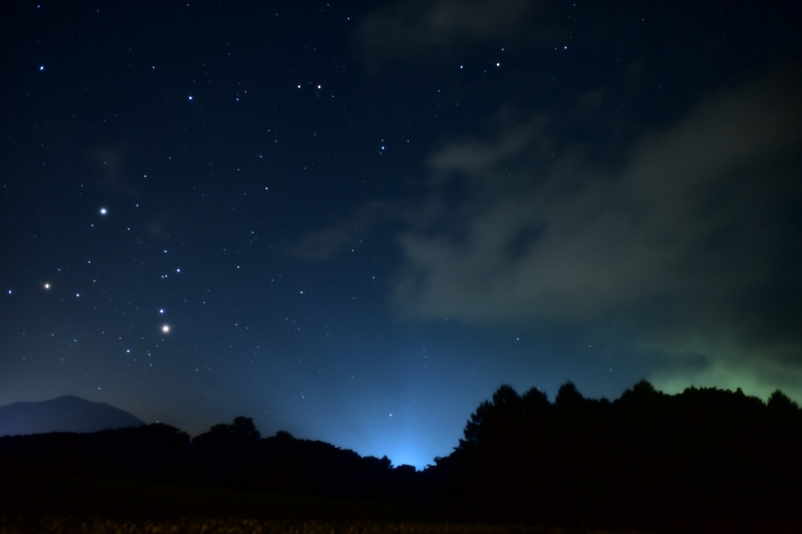 星空とメッセージ